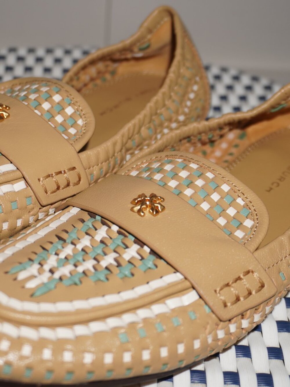 Tory Burch Woven Ballet Flat New Without Tags